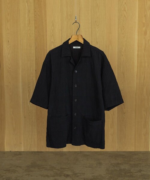 shiun（シウン）の「BULGARIAN PAJAMA SHIRT（シャツ/ブラウス・メンズ・ブラック・XS/S/M）」の19枚目の写真