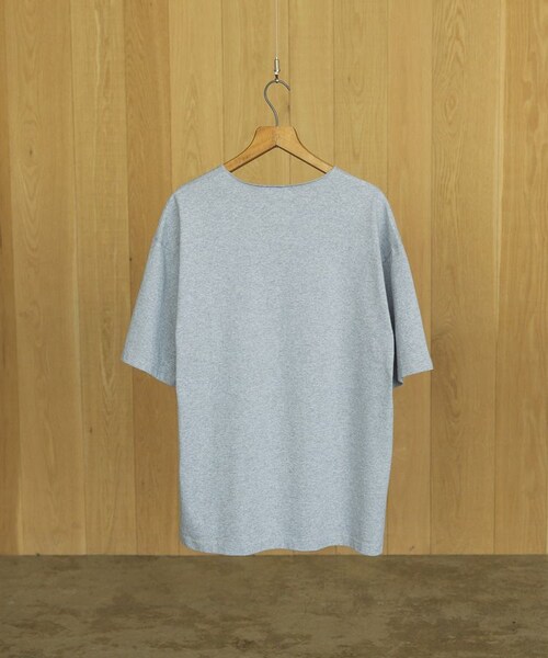 shiun（シウン）の「SHORT SLEEVE KEY NECK TEE（Tシャツ/カットソー・メンズ・ブルー/グレー・XS/S/M）」の20枚目の写真