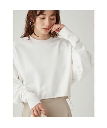 emmi | emmi ラメ裏毛クロップドプルオーバー(Tシャツ/カットソー)