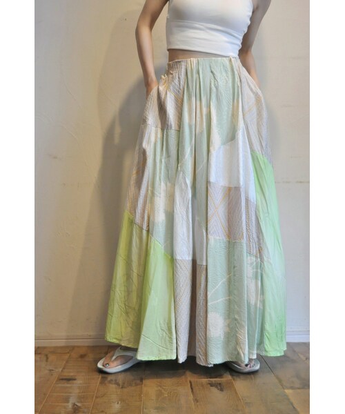 sandglass（サンドグラス）の「キモノドールスカート（スカート・レディース・ブラック/グリーン/ベージュ/ピンク/グレー/その他/ブルー・one）」の4枚目の写真