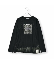 ZIDDY | メッシュキャミソール＆Tシャツセット(130~160cm)(Tシャツ/カットソー)