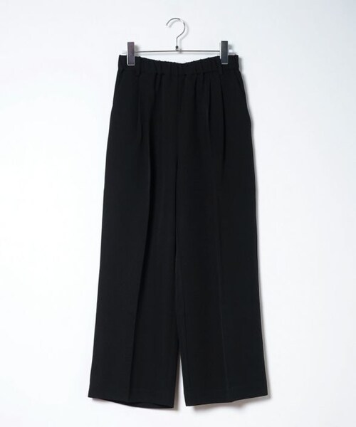 Crisp（クリスプ）の「アンクルストレートパンツ[c2R3381]（スラックス・レディース・ブラック/ブラウン・FREE）」の3枚目の写真