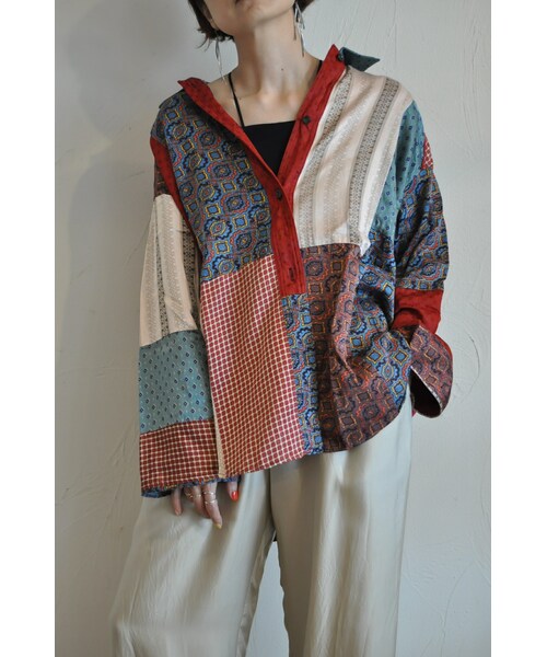 RehersalL(リハーズオール)の「パジャマパッチワイドシャツ(シャツ/ブラウス・レディース・その他・one)」の1枚目の写真