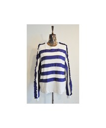 RehersalL | ボーダーパッチロンT(Tシャツ/カットソー)