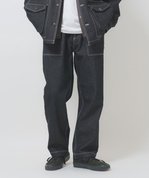 ITEMS URBANRESEARCH（アイテムズ アーバンリサーチ）の「デニム ベイカーパンツ（デニムパンツ・メンズ・BLK/NVY/BLU・M/L）」の8枚目の写真
