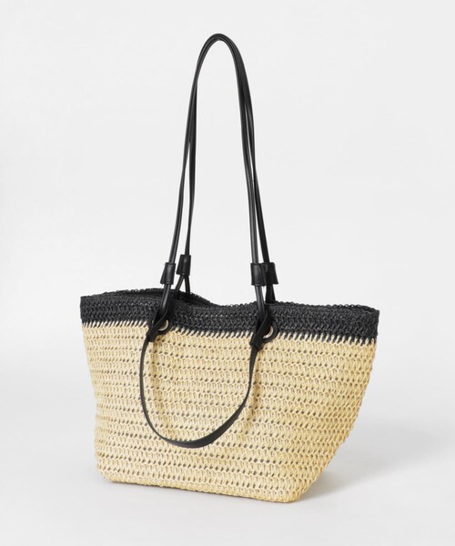 THE GOODLAND MARKET（ザグッドランドマーケット）の「SHIRALEAH　SYRACUSE TOTE（トートバッグ・レディース・PINK/BLACK/GREEN・one）」の6枚目の写真