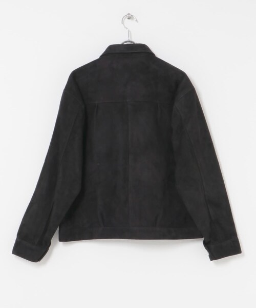 URBAN RESEARCH（アーバンリサーチ）の「A PRESSE　Suede Leather 1st Type Jacket（テーラードジャケット・メンズ・Black・2/3/4）」の6枚目の写真