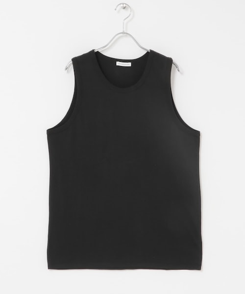 URBAN RESEARCH DOORS（アーバンリサーチドアーズ）の「吸水速乾 天竺タンクトップ（タンクトップ・メンズ・WHITE/BLACK・M/L）」の2枚目の写真
