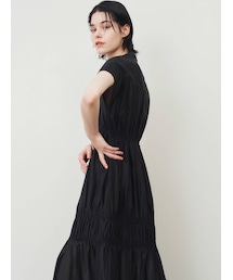 ELENDEEK | SHEER GATHER F&F OP(ワンピース)