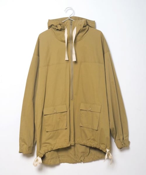 Crisp（クリスプ）の「コットンオーバーアノラックフーディー[c8R3300]（マウンテンパーカー・レディース・カーキ/オリーブ・FREE）」の3枚目の写真
