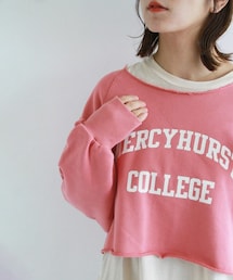 Crisp | カットオフロゴショートスウェット[c1R3380](スウェット)