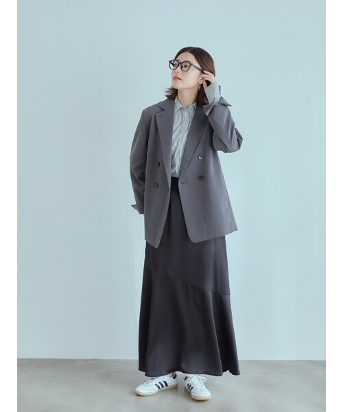 crewre（クルーレ）の「ヘザーカラーミニマルジャケット（テーラード