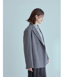 crewre（クルーレ）の「ヘザーカラーミニマルジャケット（テーラード