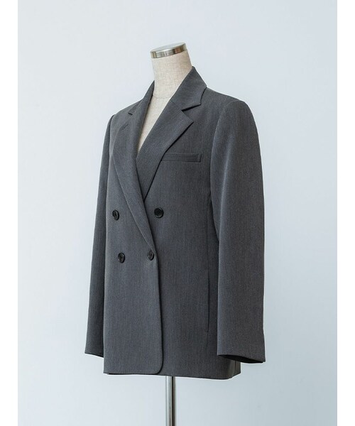 crewre（クルーレ）の「ヘザーカラーミニマルジャケット（テーラード