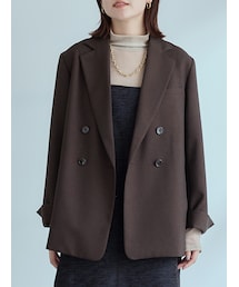 crewre（クルーレ）の「ヘザーカラーミニマルジャケット（テーラード