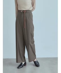 crewre ウールブレンドスラックス crewre（クルーレ）｜パンツ一覧 - WEAR