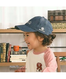 SLAP SLIP | 【PEANUTS×SLAP SLIP】スヌーピー刺しゅうスナップバックボタンキャップ(52~54cm)(キャップ)