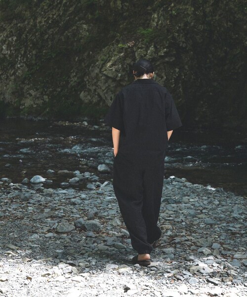 shiun(シウン)の「SKIPPER SHORT SLEEVE SHIRT(シャツ/ブラウス・メンズ・ブラック・XS/S/M)」の11枚目の写真