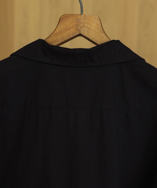 shiun(シウン)の「SKIPPER SHORT SLEEVE SHIRT(シャツ/ブラウス・メンズ・ブラック・XS/S/M)」の18枚目の写真