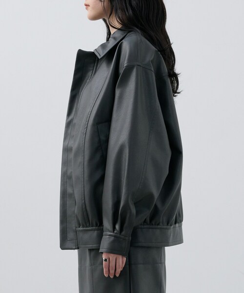 ジャケット・アウター SIWEM FAUX LEATHER BLOUSON SIWEM FAUX LEATHER BLOUSON