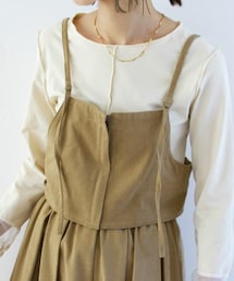 Crisp | フロントジップキャミトップス[c1R3306](その他トップス)