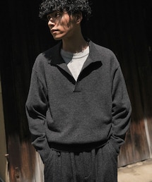 shiun | SKIPPER KNIT POLO(ニット/セーター)