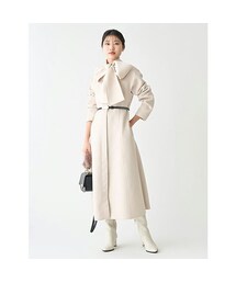 【最終値下げ】CELFORDストール付きリバードレスコート (ネイビー) 最終値下げ】CELFORDストール付きリバードレスコート (ネイビー)