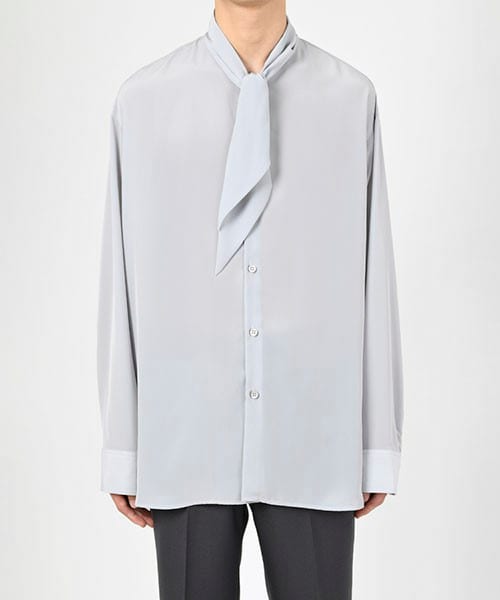 ラッドミュージシャン　lad musician ボウカラーシャツ　ボウタイ LAD MUSICIAN（ラッドミュージシャン）の「BOW COLLAR BIG SHIRT