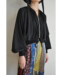 RehersalL | ビジューボリュームブルゾン(ブルゾン)