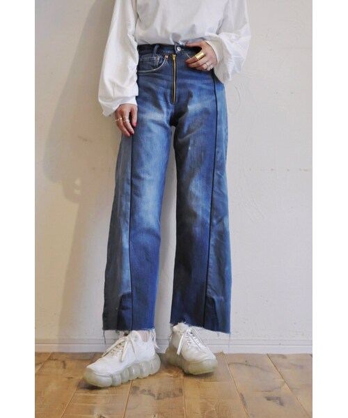 リハーズオール デニムストール RehersalL RehersalL（リハーズオール）｜デニムパンツ一覧 - WEAR