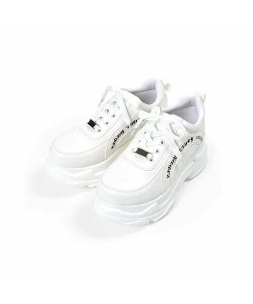 ZIDDY（ジディ）の「プレート付きロゴスニーカー(21~24cm)（スニーカー・キッズ・ブラック/ホワイト・22-24cm）」の2枚目の写真