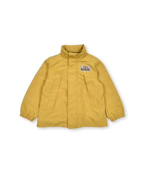 Noeil aime BeBe(ノイユエイムベベ)の「グログランフリースライナー付き3WAYジャケット(90~130cm)(ナイロンジャケット・キッズ・ブルー/イエロー・110)」の3枚目の写真