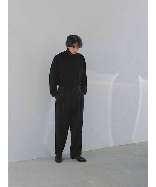 LIDNM(リドム)の「WOOL MILLED IVY PANTS(スラックス)」 - WEAR LIDNM(リドム)の「WOOL MILLED IVY PANTS(スラックス)」 - WEAR