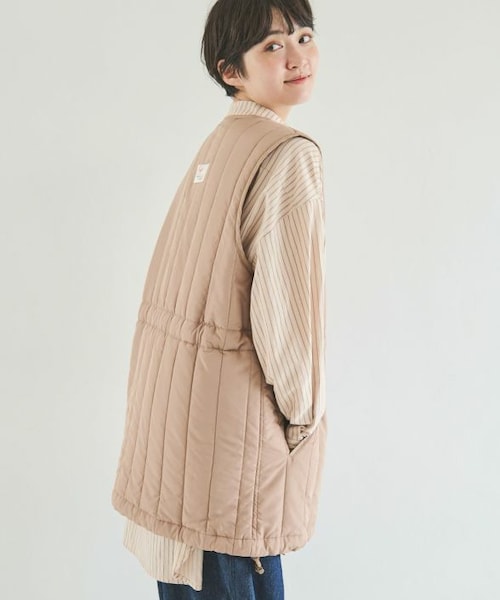 Crisp（クリスプ）の「ミリタリーキルティングベスト[c8R3302]（ベスト