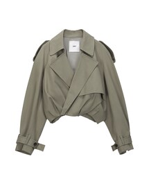 JNBY | Pleated Cotton Trench Jacket(ブルゾン)