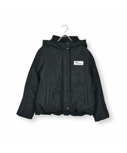 ZIDDY(ジディ)の「フード取り外しスワローブルゾン(130~160cm)(ブルゾン・キッズ・パープル/ブラック/ホワイト・150)」の3枚目の写真