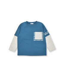 Noeil aime BeBe | 重ね着風ポケットTシャツ(80~130cm)(Tシャツ/カットソー)