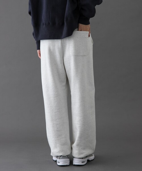 URBAN RESEARCH DOORS（アーバンリサーチドアーズ）の「FORK&SPOON　リサイクルコットン裏毛スウェットパンツ（スウェットパンツ・レディース・NAVY/OATMEAL/DARKPURPLE・1/2）」の6枚目の写真