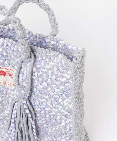 THE GOODLAND MARKET（ザグッドランドマーケット）の「PROJECT 1000　P1000-Hand Tote Bag（ハンドバッグ・レディース・02Lavender/01Black/03Orange・one）」の11枚目の写真