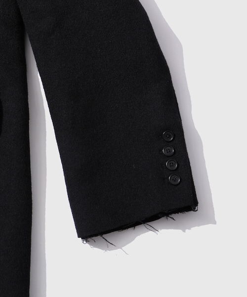 【CODA/コーダ】BLACK WOOL DOUBLE BREASTED EXTENDED BLAZER