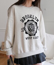 DHOLIC（ディーホリック）の「BROOKLYNプリントスウェット（スウェット・レディース）」