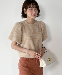 DHOLIC（ディーホリック）の「ブークレパフ半袖ブラウス（シャツ/ブラウス）」