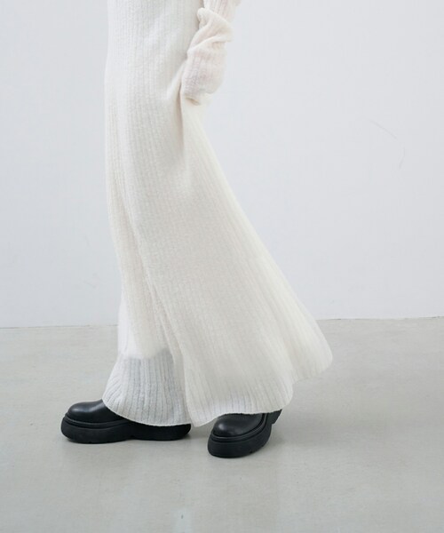 SIWEM（シウム）の「BOUCLE KNIT DRESS（ワンピース・レディース・ホワイト・F）」の7枚目の写真