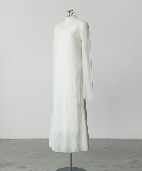 SIWEM（シウム）の「BOUCLE KNIT DRESS（ワンピース・レディース・ホワイト・F）」の8枚目の写真
