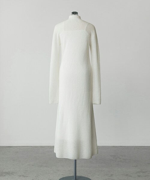 SIWEM（シウム）の「BOUCLE KNIT DRESS（ワンピース・レディース・ホワイト・F）」の9枚目の写真
