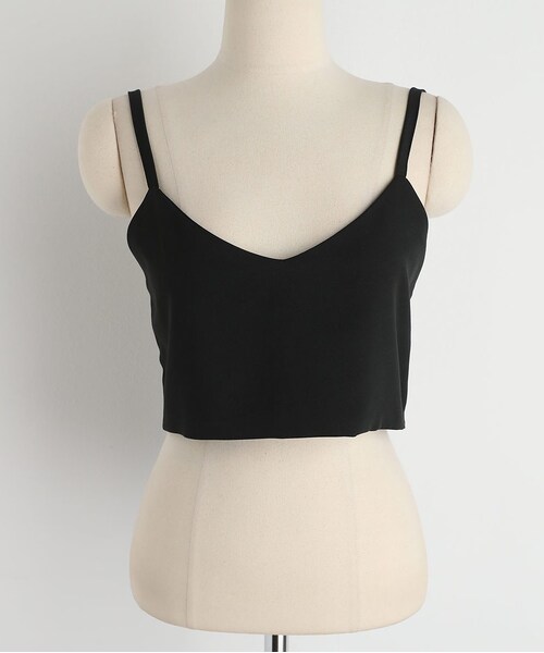 DHOLIC(ディーホリック)の「2WAYリボンVネックビスチェ(その他トップス・レディース・グレー/ベージュ/ブラック・FREE)」の2枚目の写真