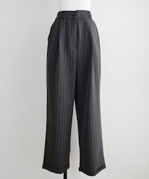 Marient | ピンストライプワイドタックPT(スラックス)