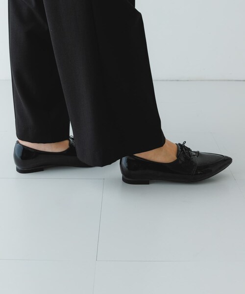 RODE SKO（ロデスコ）の「『MADE IN JAPAN』ポインテッドレースアップシューズ（ドレスシューズ・レディース・MOCHA/BLACK・36/37/38）」の15枚目の写真