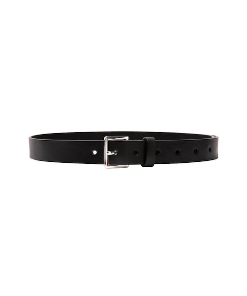 JNBY(ジェーエヌビーワイ)の「Scquare Buckled Leather Belt(ノーカラージャケット・レディース・ブラウン/ブラック・ONE SIZE)」の2枚目の写真