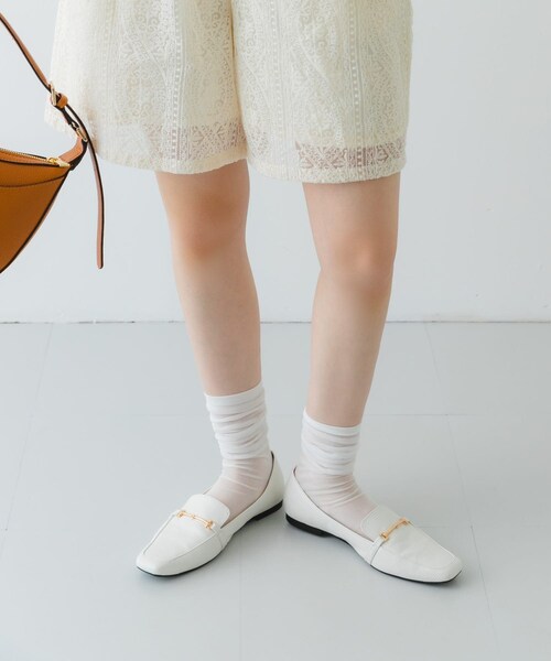 RODE SKO（ロデスコ）の「『MADE IN JAPAN』 スクエアトゥ細ビットローファー（ローファー・レディース・GRAY/BLACK/IVORY・36/37/38）」の10枚目の写真